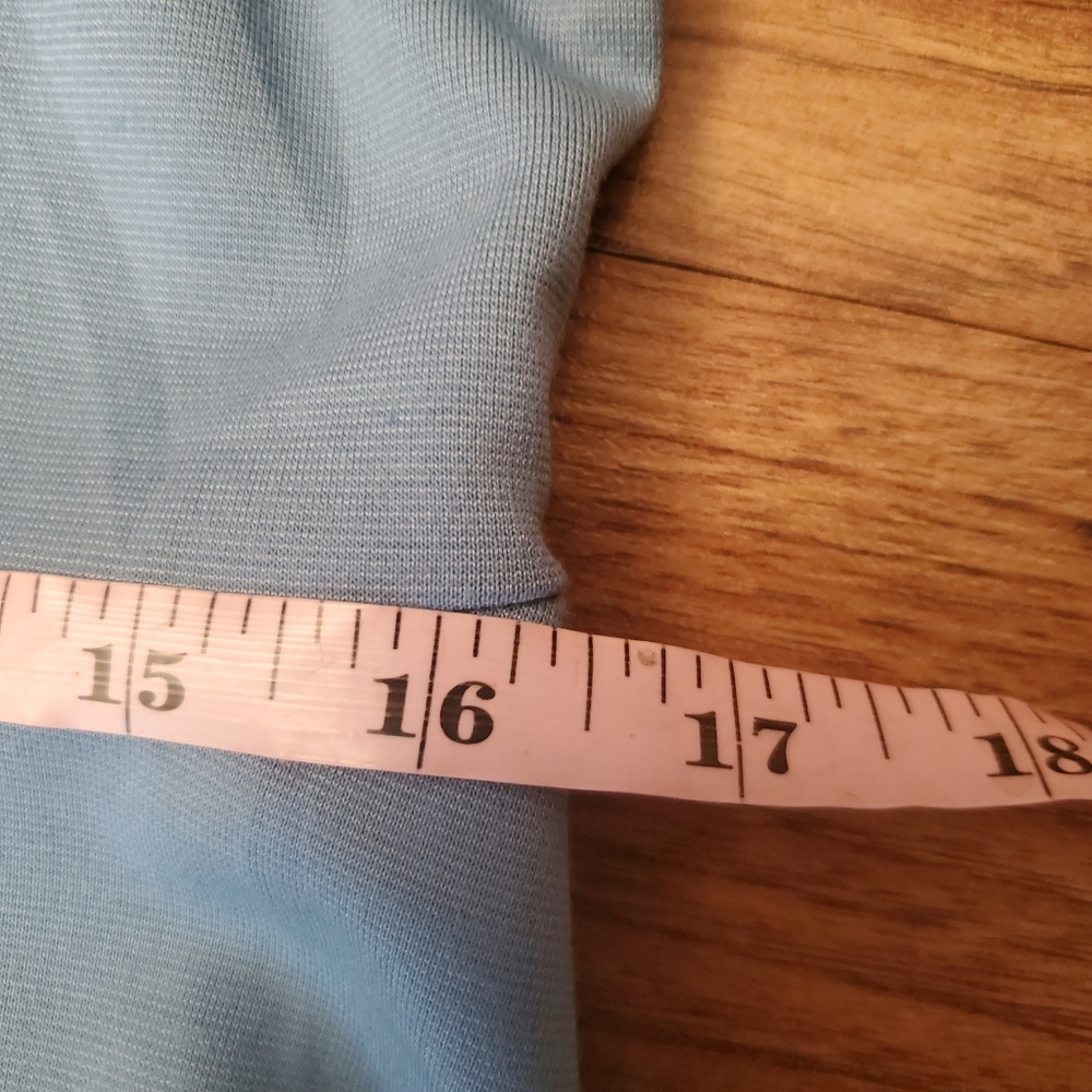 VINTAGE Forever 21 Midi Dress Large Blue Sleeveless - Picture 6 of 7